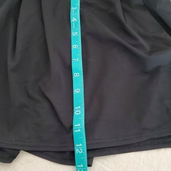 Land's End Black Bathing Tankini Swim Suit Top Tank Size 4 - Picture 9 of 10